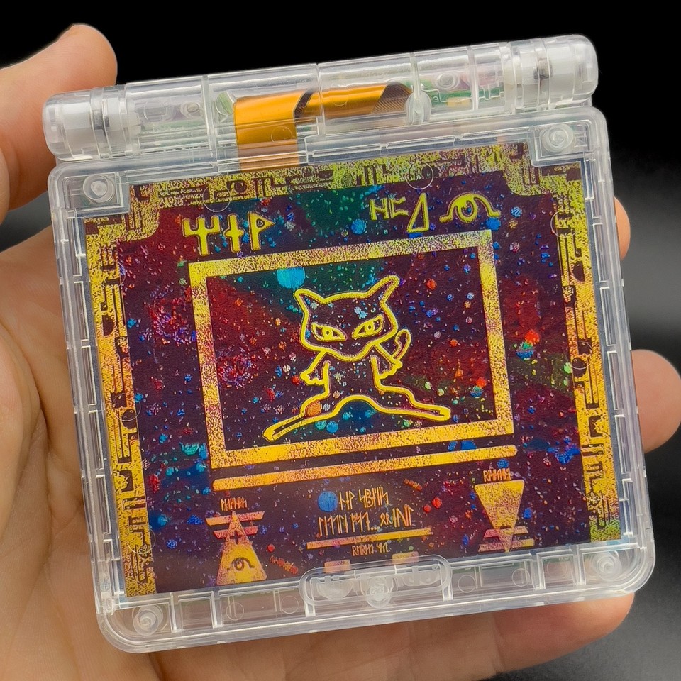 Nintendo Game Boy Advance SP 2026 IPS V5 Screen Pokemon Ancient Mew ...