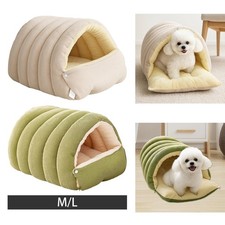 Pet Cave Washable Multifunctional Gifts Comfortable Pet Bed Cat Shelter Soft