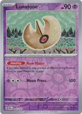 Lunatone - 092/197 - Uncommon - Reverse Holo - Near Mint