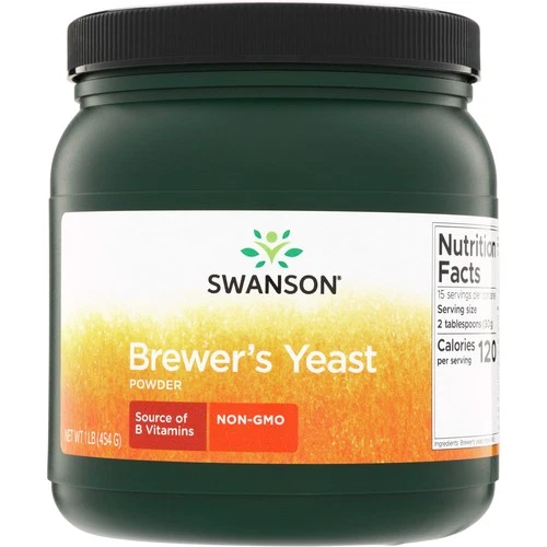 Swanson Brewer's Yeast Powder - Non-Gmo 1 lb Pwdr