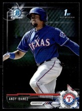 2017 Bowman Chrome Prospects Andy Ibanez Texas Rangers #BCP36