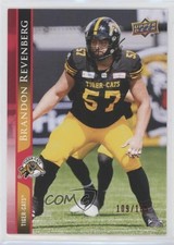 2021 Upper Deck CFL Red 109/165 Brandon Revenberg #24 0b3