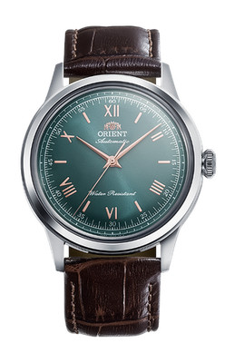 Orient Bambino 38mm No-Date Green Dial RA-BB0001E30B Automatik Herrenuhr