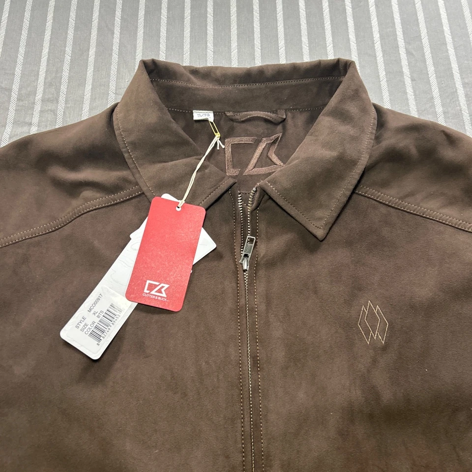 Cutter & Buck Roosevelt Zip Front Jackets in Bitte Men's Size XL - Image 2 of 4
