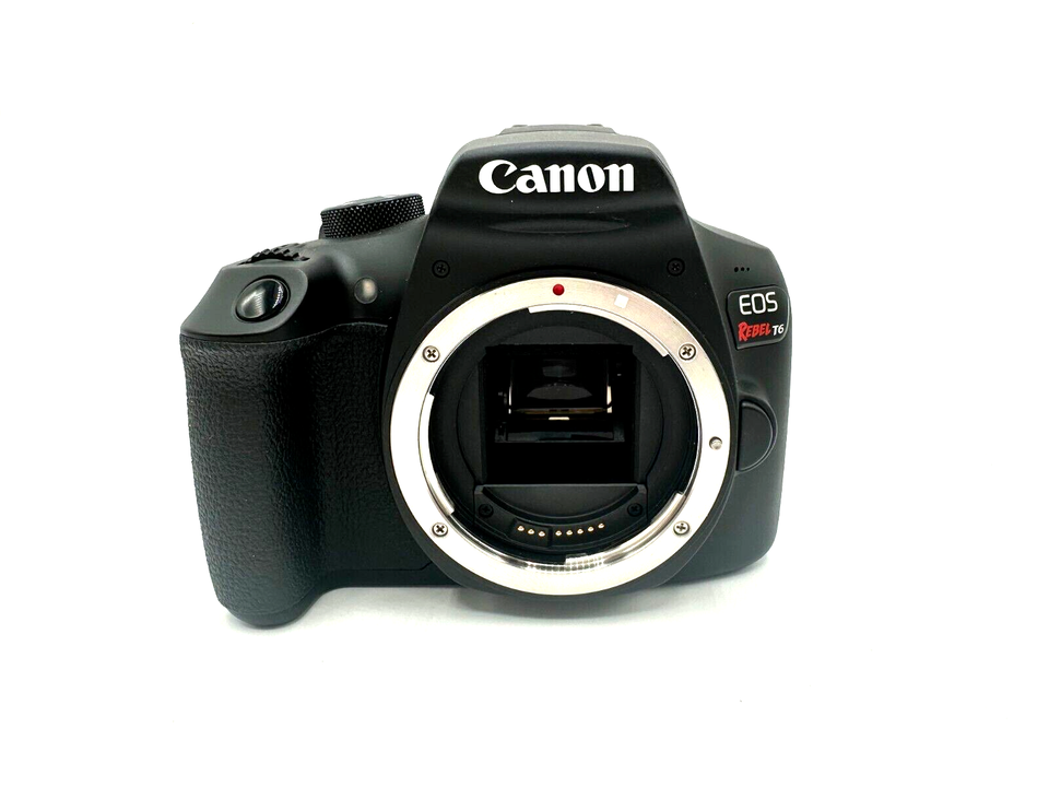 🔴 *READ* Canon EOS Rebel T6 18MP Digital SLR Camera Black (Body Only