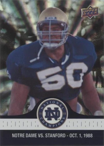 2017 Upper Deck Notre Dame 1988 Championship Chris Zorich #30