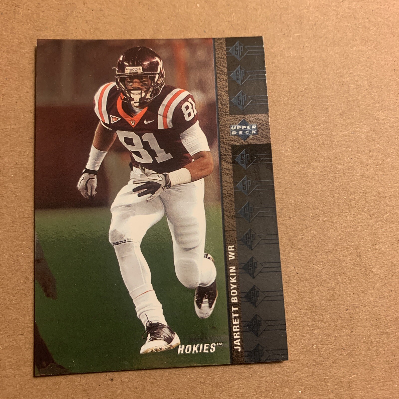 B98 2012 Sp Authentic 94sp 93 Jarrett Boykin Virginia Tech Hokies eBay