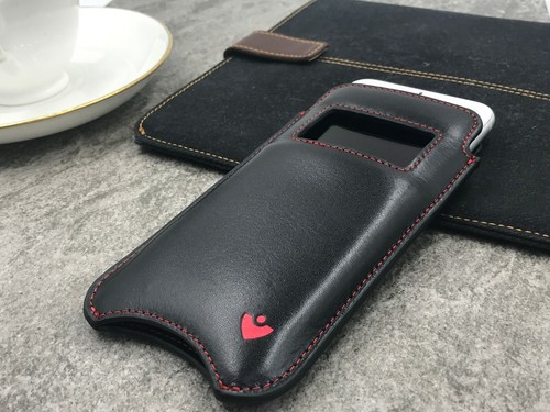 IPHONE 12 Pro Max Carcasa Negra NueVue Anti Limpieza Cartera / para Ventana - Afbeelding 1 van 7