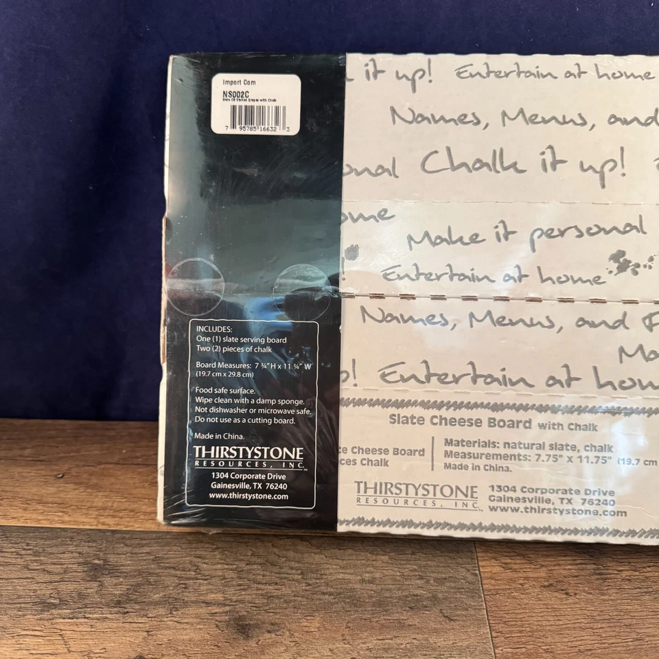 Slate cheese board charcuterie 7.75 X 11.75 Pairing Board Appetizer New - Изображение 4 из 4