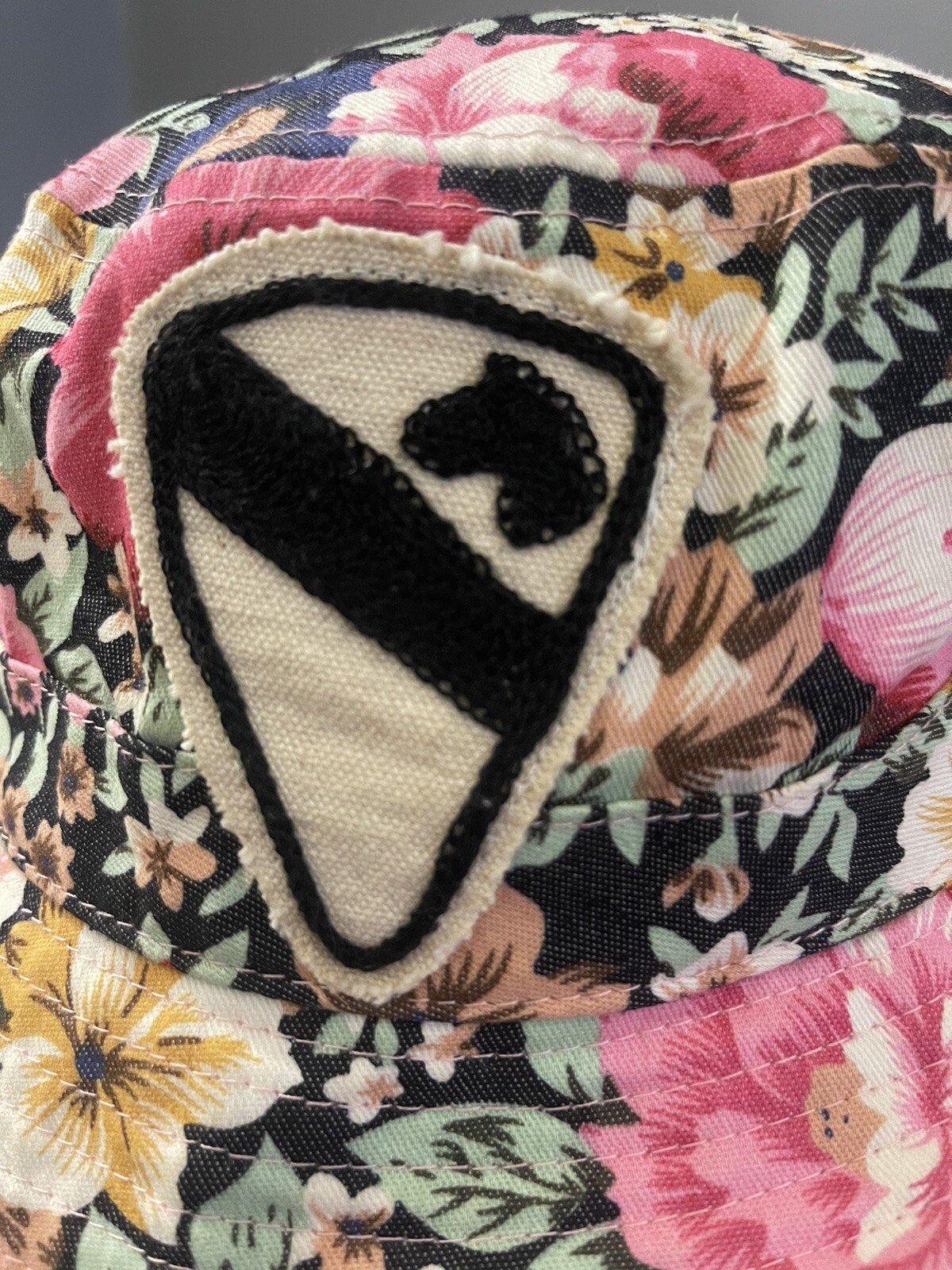 Custom Patchwork Bucket Hat w/Chain-stitching - image 5