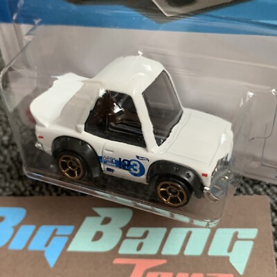 Hot Wheels Mazda RX-3 Tooned White #156 Mainline 2024 Case N (In