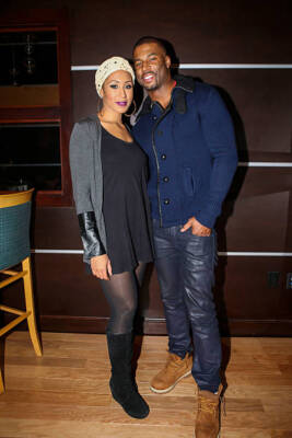 Margot Bingham and Robert Christopher Riley attends the Robert C- 2014 Photo
