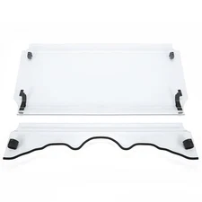 Folding Clear Windshield For MASSIMO MSU 2015+ Bighorn Coleman Outfitter 500/700