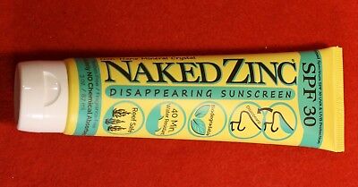 The Naked Bee NAKED ZINC SPF 30 Sunscreen, Reef Safe/ UVA 