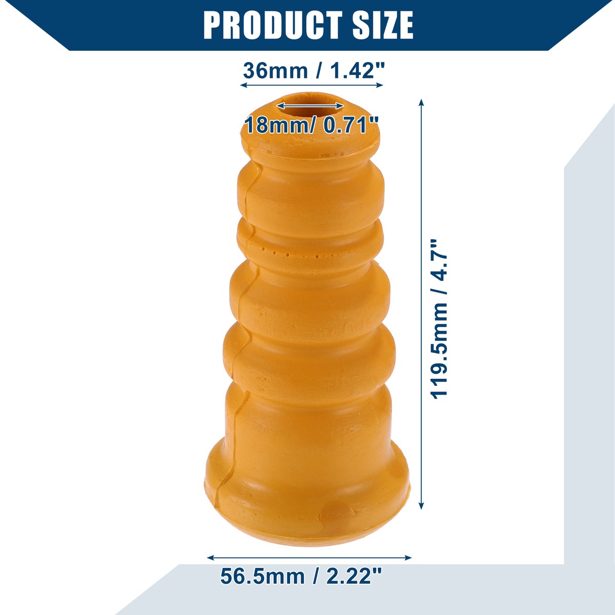 Pack of 2 Suspension Strut Bumper Bump Stop 4M515K570AA for Mazda