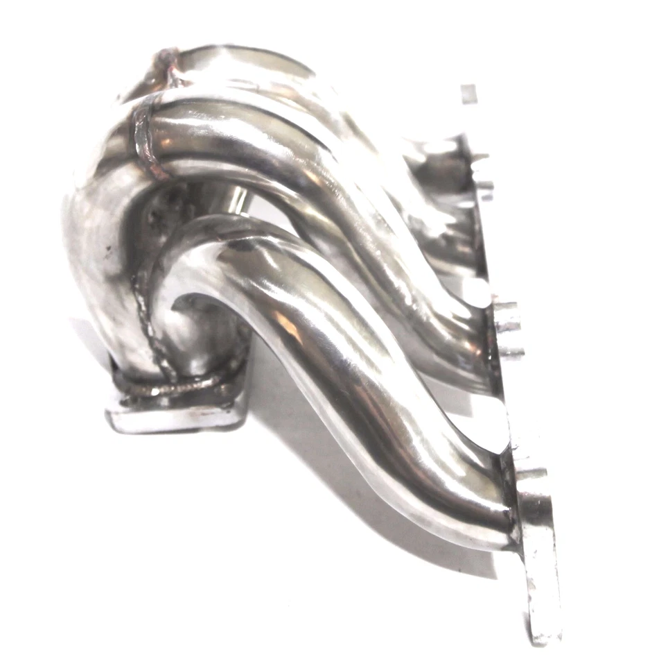 Colector turbo de acero inoxidable para 94-05 Mazda Miata MX5 1,8 L DOHC 25/T28 brida Foto 4 de 4