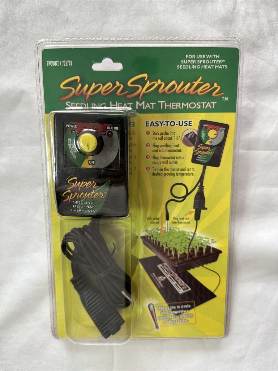 726702 Super Sprouter Hydroponics Seedling Heat Mat Thermostat - Main Image
