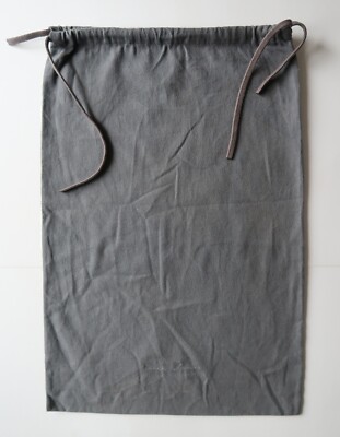 RICK OWENS Rare Drawstring Grey Dust Bag 22.8 x 15.5''