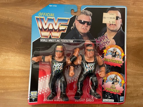 Hasbro WWF WWE NASTY BOYS tag team set- rare, stil...