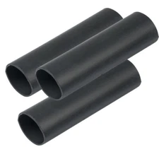 ANCOR HEAVY WALL HEAT SHRINK TUBING 3/4" X 3" BLACK 3 PK