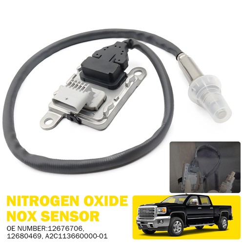 Nitrogen Oxide NOX Sensor Fits GMC Sierra Chevy Silverado 2500 3500 6.6L 2017-19 - Picture 11 of 13