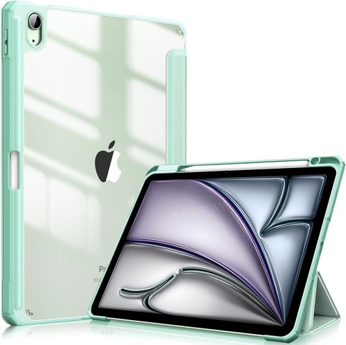 Smart Case For 2025 NEW iPad Air 11" M3/ iPad Pro 11 inch 2024 Clear Back Cover - Picture 45 of 75