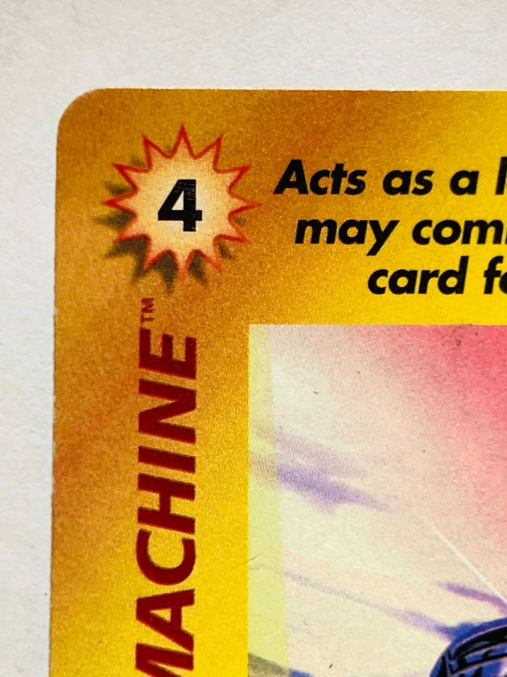 1995 X-men War Machine ' 95 Over Power Trading Card Game No. 4 Rare F/S - Image 2 of 4