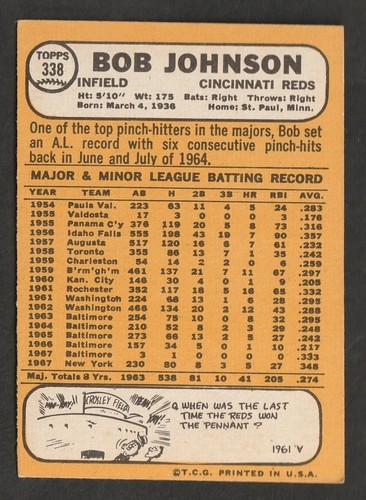 1968 Topps Baseball Cards Scegli una carta a scelta 295-660 EX X-MT 1/25 Set Break - Foto 81 di 490