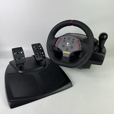Logitech Momo Racing Force Feedback Steering Wheel Pc With Pedals Logitech Momo Racing Force Feedback Steering Wheel Pc With Pedals
