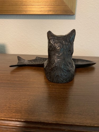 BRONZE HEAVY CAT EYE GLASSES /TRINKET HOLDER - Picture 4 of 5