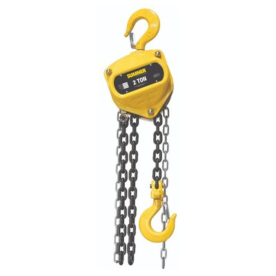 Southwire CB200C20 2 Ton Sumner Chain Block Hoists with 20ft Chain Fall