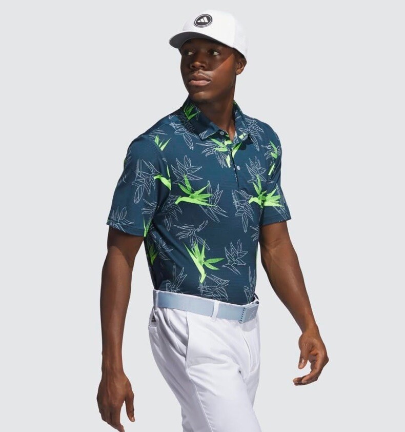 Baseball Cap Island Green Golf Polo Shirts Adidas Oasis Mesh Polo