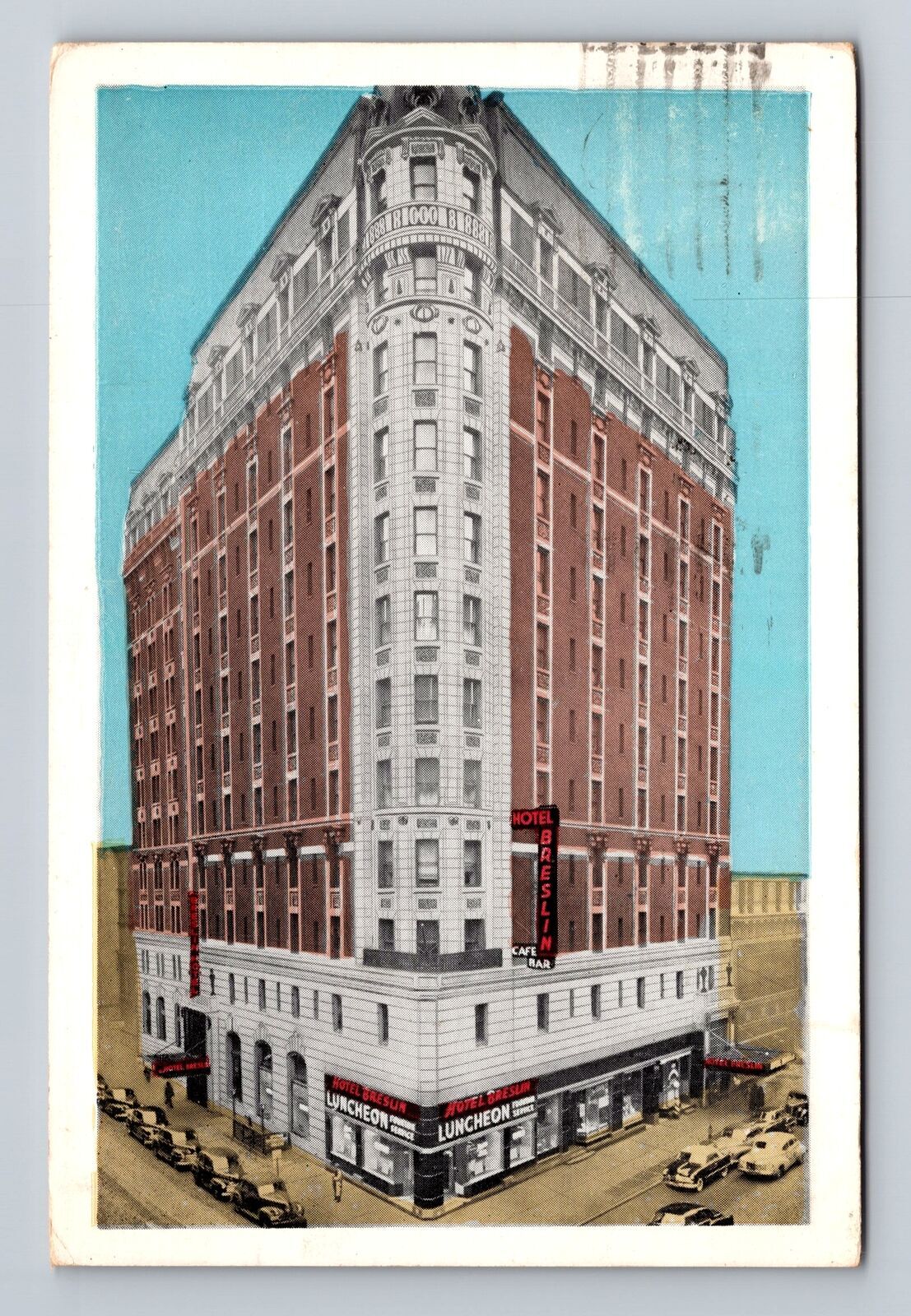 New York City NY, Hotel Breslin, Souvenir, Antique, Vintage c1953 Postcard