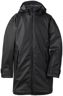 Didriksons Outdoorjacke Jacke Malmö Boy's Youth Parka  schwarz winddicht - Bild 1 von 2
