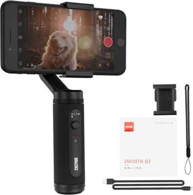 Zhiyun SMOOTH Q2 - Stabilisator Gimbal 3 Achsen Für Smartphone bis Zu 6''/260g