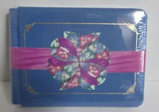 Creative Memories 5x7 Blue Sentiments Scrapbook Album with Protectors SEALED