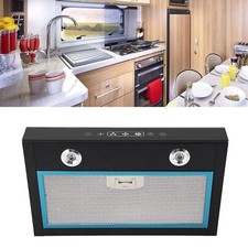 12V Cooking Range Hood Ductless Range Vent With Touchable Screen LED Light For