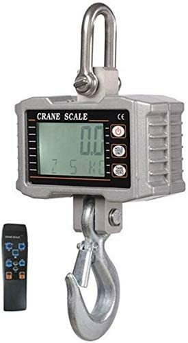 1000KG 2204LBS 1T Digital Crane Scale Heavy Duty Hanging Scale with Remote OCS-S