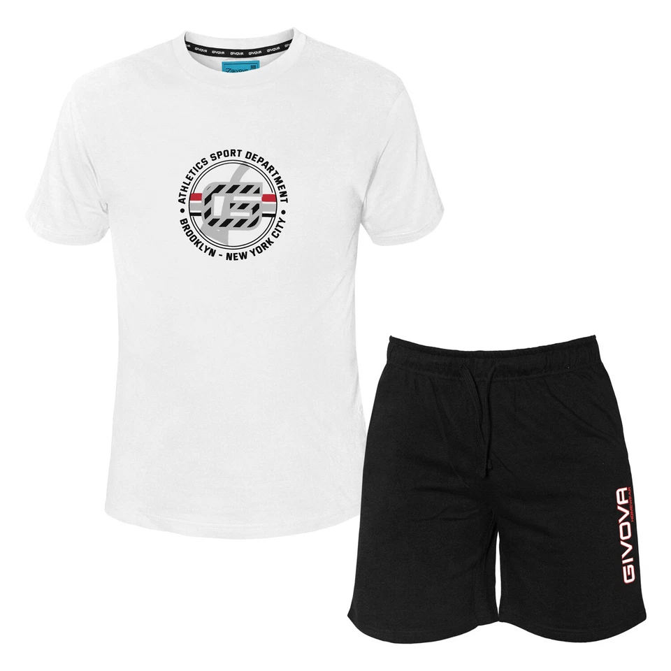 Completo Homewear Uomo Manica Corta GIVOVA Cotone 7 Modelli