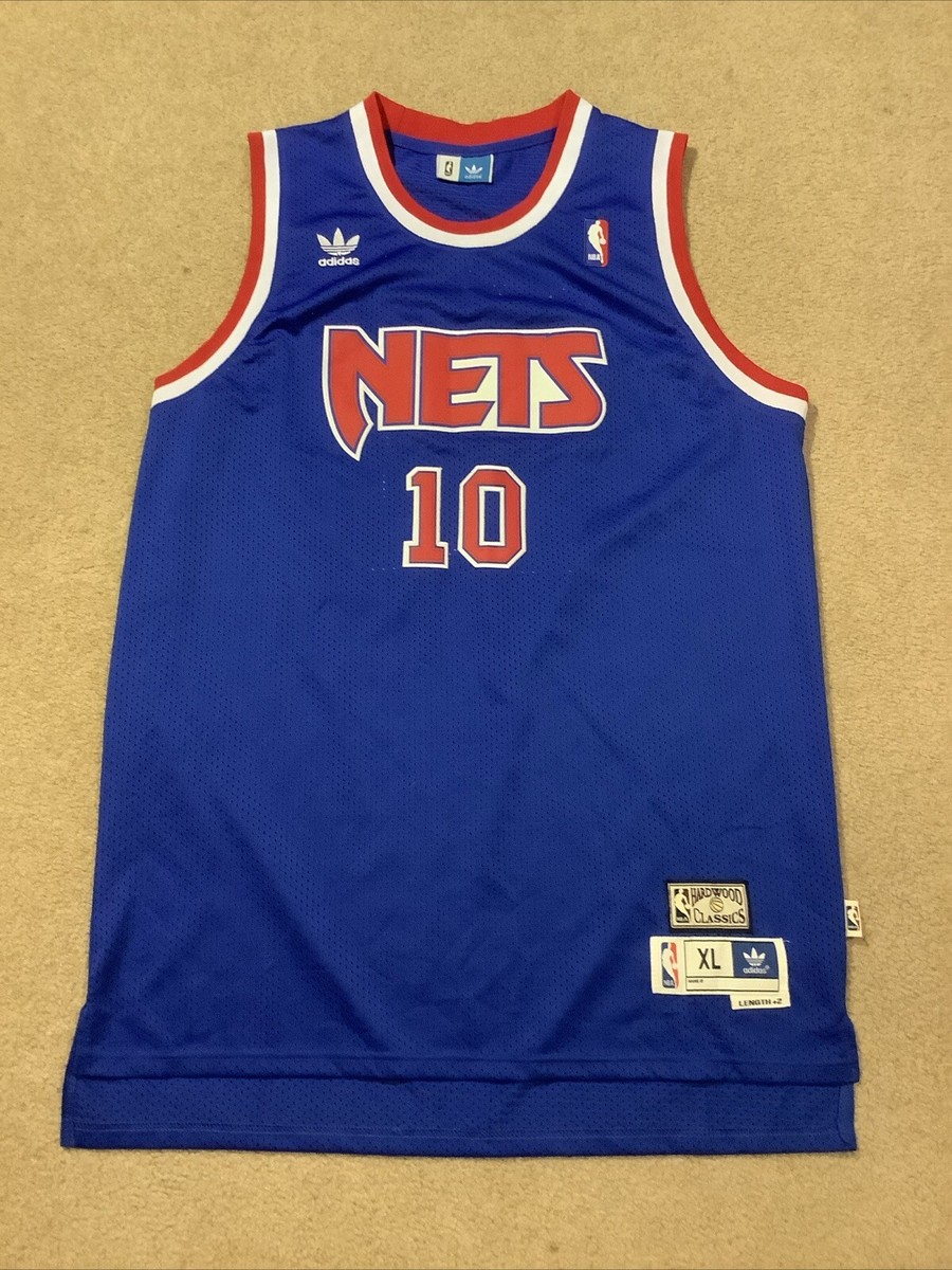 大特価放出! Mookie Blaylock #10 Brooklyn New Jersey Nets Blue adidas その他