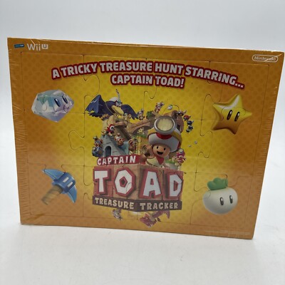 NEW Sealed Nintendo Wii U Captain Toad Treasure Tracker Promo Pre order Puzzle