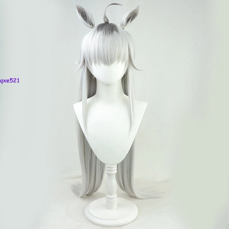 Anime Racing Girl Bonita Derby Oguri Gorra Juegos con disfraces Pelucas Teatro Halloween Pelo Foto 4 de 4