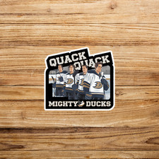 Mighty Ducks Retro Hockey Sticker - 90s Cartoon Nostalgia Decal 1590