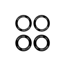 Redline - 48H Hub on chrome decal set