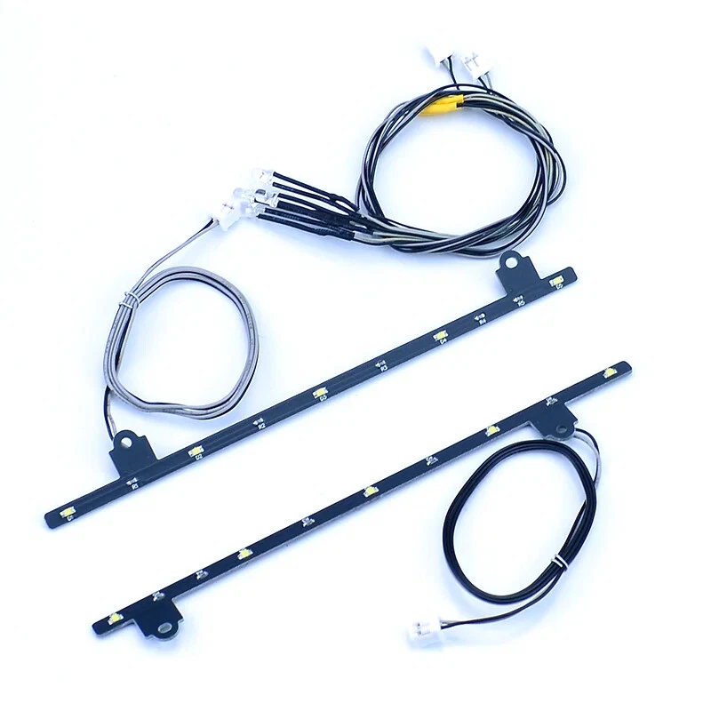 LED Seitenrock Leichtplatte Für 1/14 Tamiya RC LKW Scania 770S 4X2 56379 Auto - Bild 3 von 4