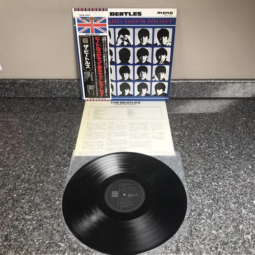 LP LIMITED EDITION VINYL THE BEATLES A HARD DAY'S NIGHT TOJP-7073 JAPAN PRESS NM