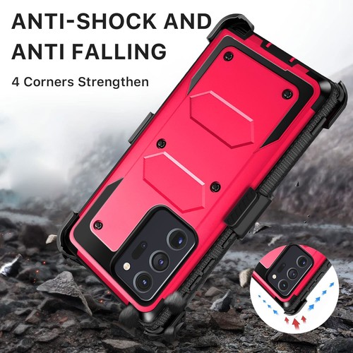 Funda híbrida con clip para cinturón accesorio para Samsung Galaxy Note20 Ultra 5G - Imagen 41 de 97