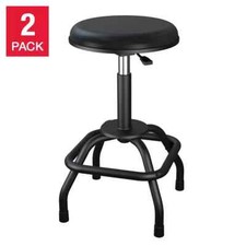 Koda 2 Pack Ultra Cushioned Pneumatic Shop Stool, Home, Garage or Workshop