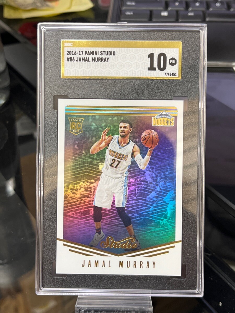 2020最新型 高品質 nbaカード jamal murray rc jersey auto /75