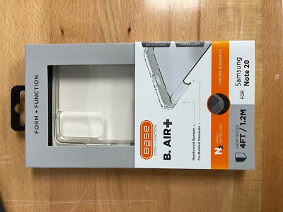 Base B-Air 2 - Samsung Note20 - Crystal Clear Slim Protective Phone Case